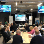 Volvo Trucks och Scania diskuterade hållbarhet med forskarna på Högskolan Väst under Primusdagen